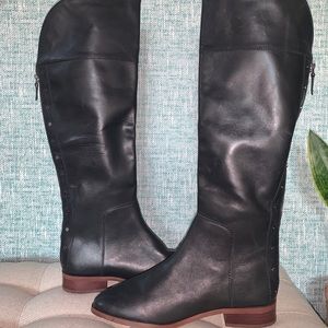 Franco Sarto Black Leather Boot
